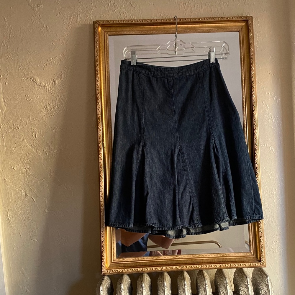 Denim Midi Skirt